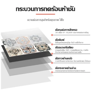 ขนาด60*3เมตร วอลเปเปอร์ติดพื้นPVC สติ๊กเกอร์ติดพื้น ติดผนัง กันน้ำกันลื่น ทนทาน ติดง่ายมีกาวในตัว