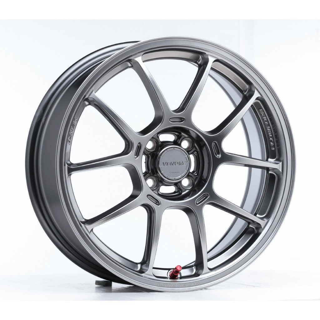 Lenso Wheel VENOM V1N ขอบ 17x7.0" 4รู100 ET+35 สีHBPW แม็กขอบ17 เลนโซ่ ล้อรถยนต์