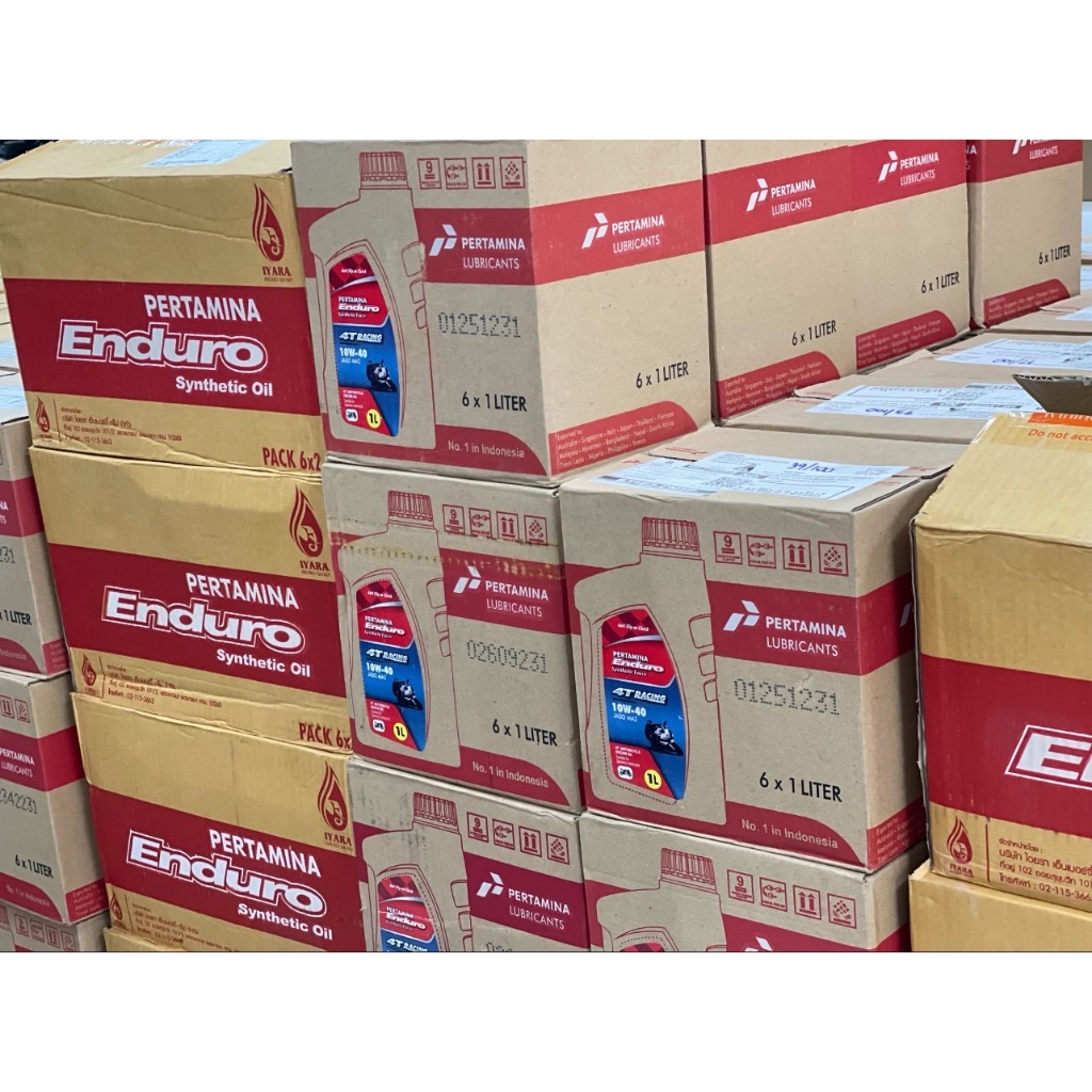 ยกลัง น้ำมันเครื่องEnduro 10w-40 ,20w-50 ขนาด 0.8 ลิตร ยกลัง12ขวด (ราคายกลัง)