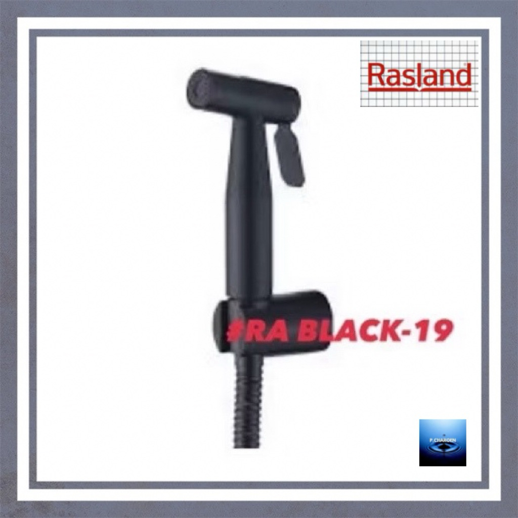 #RASLAND#ชุดสายฉีดชำระครบชุด BLACK#RA BLACK-19