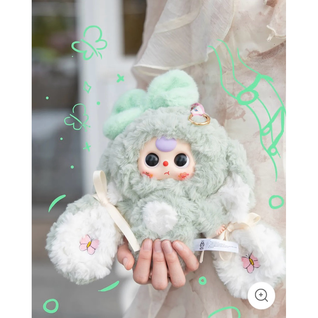 พร้อมส่งจากไทย ( จุ่มเดียว ) พวงกุญแจ Baby three bunny กระต่ายดีเทิร์น ของแท้ 100% - รูปที่ 3