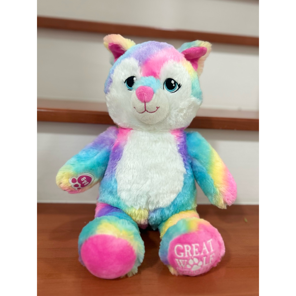 ตุ๊กตาหมาป่า Great Wolf Lodge Rainbow🌈