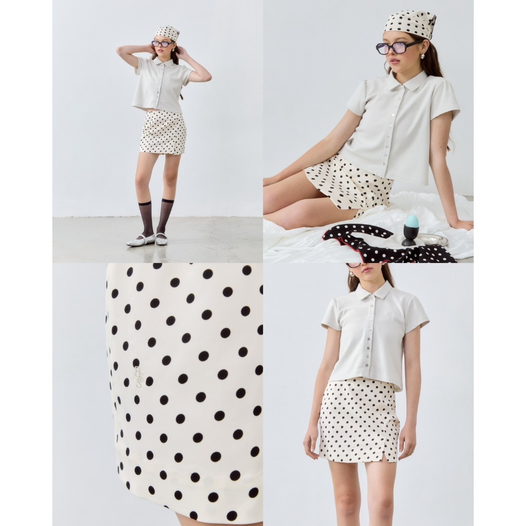 (Discontinued item) Before Sunset - Butter Mini Skirts l กระโปรงสั้น เอวพอดีสะดือ y2kเบาๆ