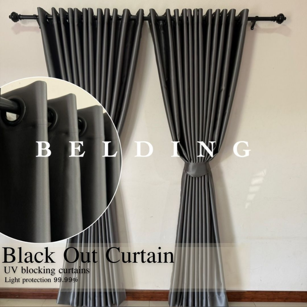 ผ้าม่าน ผ้าม่านยาว ม่านยาวไร้รอยต่อ ม่าน 2.0-5.0 ม่านกันแสง95-98%