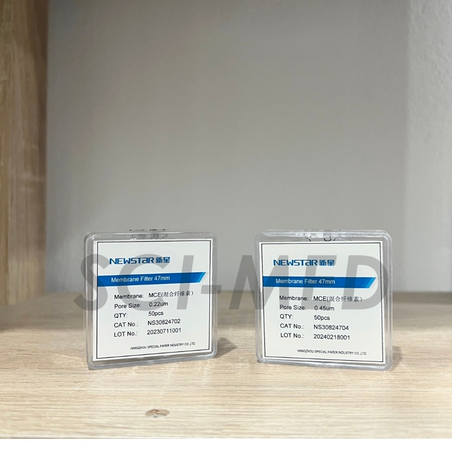 MCE Membrane Filter 47mm 0.22um, 0.45um (50pcs/pK)
