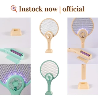 [พร้อมส่ง]🇹🇭เจ้าแรกในไทย! ไม้ตียุงไฟฟ้า 2in1 พร้อมพัดลมในตัว ดับร้อน+ช็อตยุง ชาร์จ USB พกพาสะดวก mosquito killer