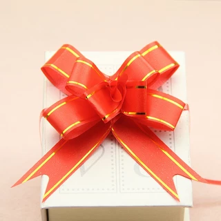 โบว์รูดกึ่งสำเร็จรูป โบว์ติดของขวัญ ของขวัญวันเกิด DIY วันวาเลนไทน์งานแต่งงานตกแต่ง