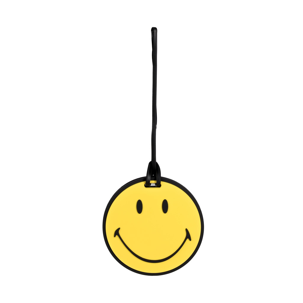 SMILEY®FACE LUGGAGE TAG (YELLOW)