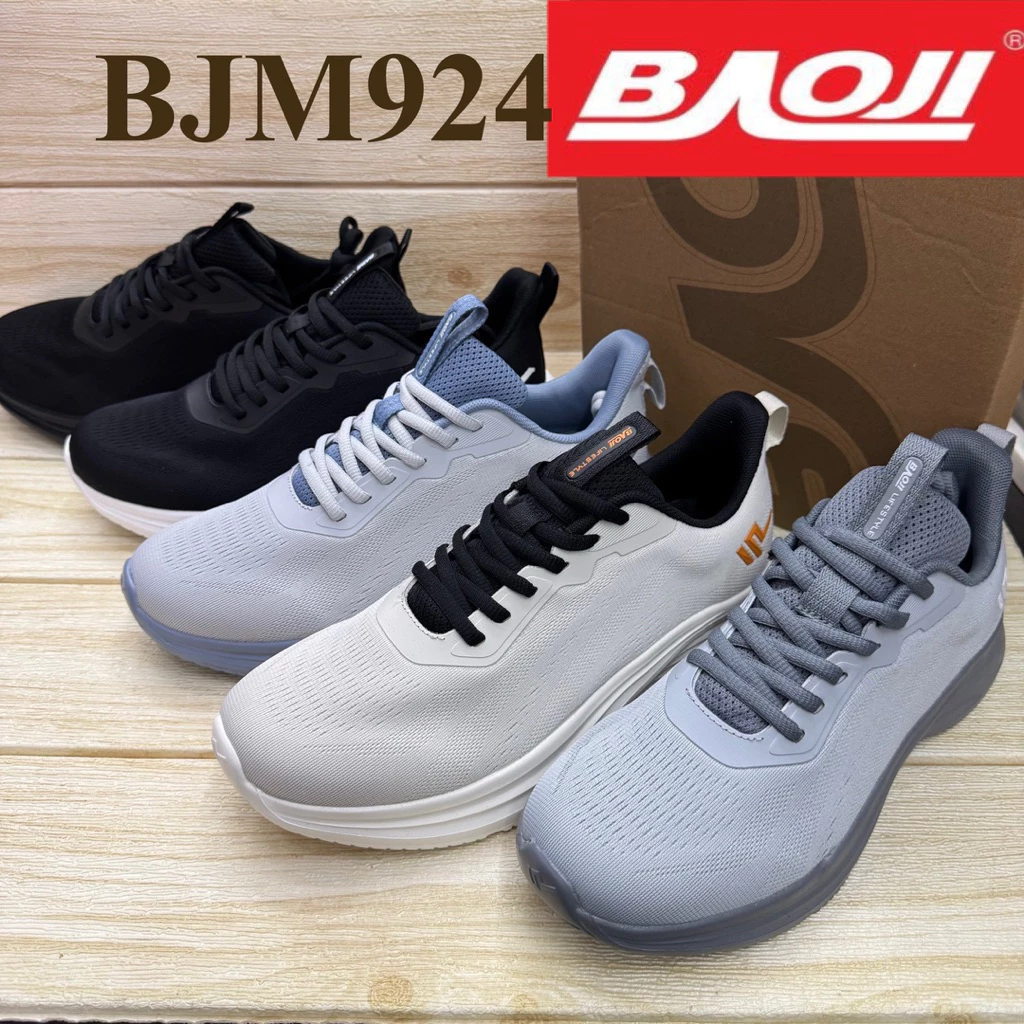 Baoji BJM 924 รองเท้าผ้าใบ บาโอจิ 41-45 นุ่ม เบา ใส่สบาย ซส