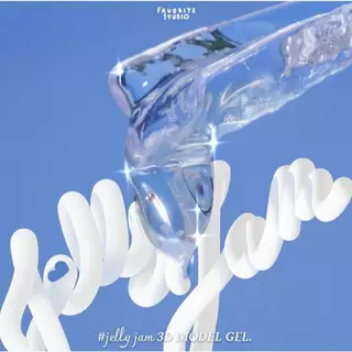 เจลใสปั้นนูนด้วยพู่กัน Jelly Jam 3D Model gel แบบกระปุก 15ก. ผสมสีเจลหรือผงกลิ๊ตเตอร์แต่งเล็บได้