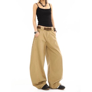 กางเกงยีนส์บานanาสีคาคี สไตล์เกาหลีมาแรง ใส่สบาย เหมาะสำหรับ…