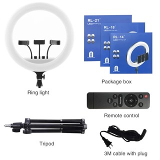 ไฟไลฟ์สด ไฟแต่งหน้า LED SolfRing Light RL-14  RL-18  RL-21 ป…