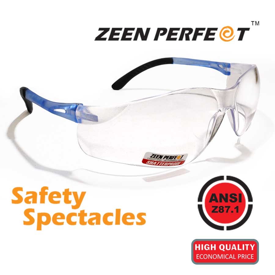 แว่น Safety ZEEN PERFECT รุ่น 91532 ผ่านมาตราฐาน ANSI Z87.1 USA Standard ตัวจริง ประหยัดจริง!