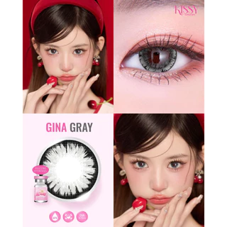 🔥คอนแทคเลนส์ Silicone Hydrogel✨Gina / Icy-x (Kissylens) ✨ขนาดบิ๊กอายโตมาก✨Brown / Gray / Black