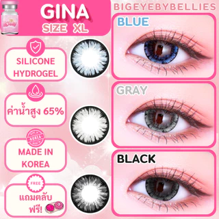 🔥คอนแทคเลนส์ Silicone Hydrogel✨Gina / Icy-x (Kissylens) ✨ขนาดบิ๊กอายโตมาก✨Brown / Gray / Black