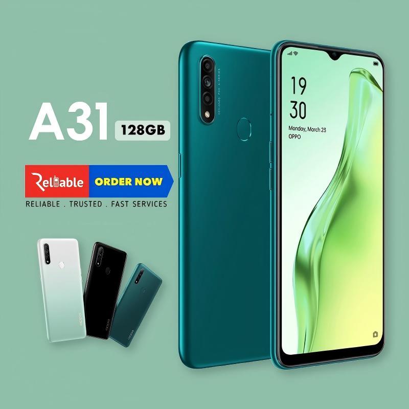 พร้อมส่ง *มือถือ O P P O A31 แรม 8+256GB หน้าจอHd 6.5 นิ้ว เอนดอย 9.0 แบตเตอรี่ 4230 mAh