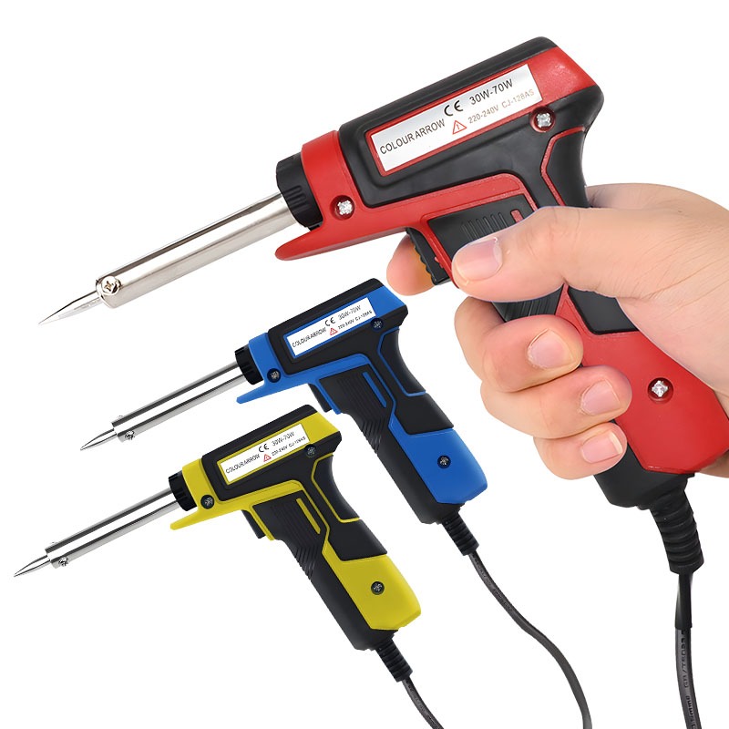 MUSCLE COW หัวแร้งบัดกรี 30-70วัตต์ หัวแร้งไฟฟ้า หัวแร้งบัดกรีไฟฟ้า ความร้อนสูง หัวแร้ง บัคกรีปลายเซรามิก - รูปที่ 5