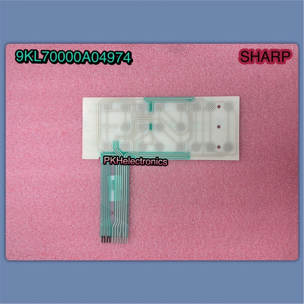 แผงปุ่มกดไมโครเวฟชาร์ป-คีย์กดไมโครเวฟ Part 9KL70000A04974 ใช้กับรุ่น R-752PMR, R-752PBK