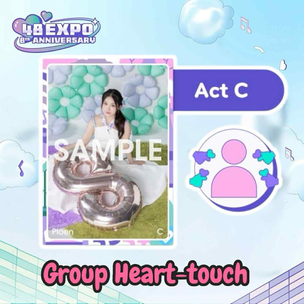 (Act C) BNK48 CGM48 Photoset Special จากกิจกรรม Bnk48 Group Heart Touch ครบรอบ 8 ปี 48 THAILAND 8th 