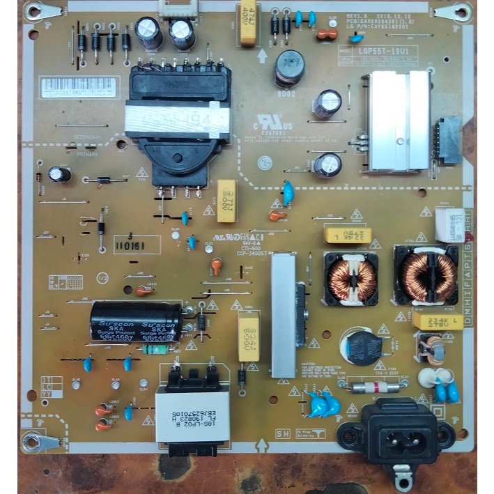 #ภาคจ่ายไฟ PSU LG FHD Smart TV 55 นิ้ว เบอร์ #LGP55T-19U1