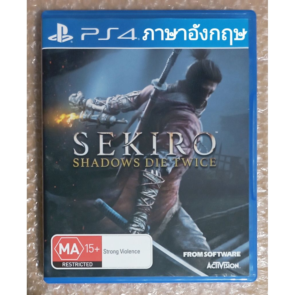SEKIRO SHADOWS DIE TWICE ภาษาอังกฤษ PS4 ENGLISH FRENCH PLAYSTATION 4 NINJA เซคิโระ SHADOW TWIST PS5 