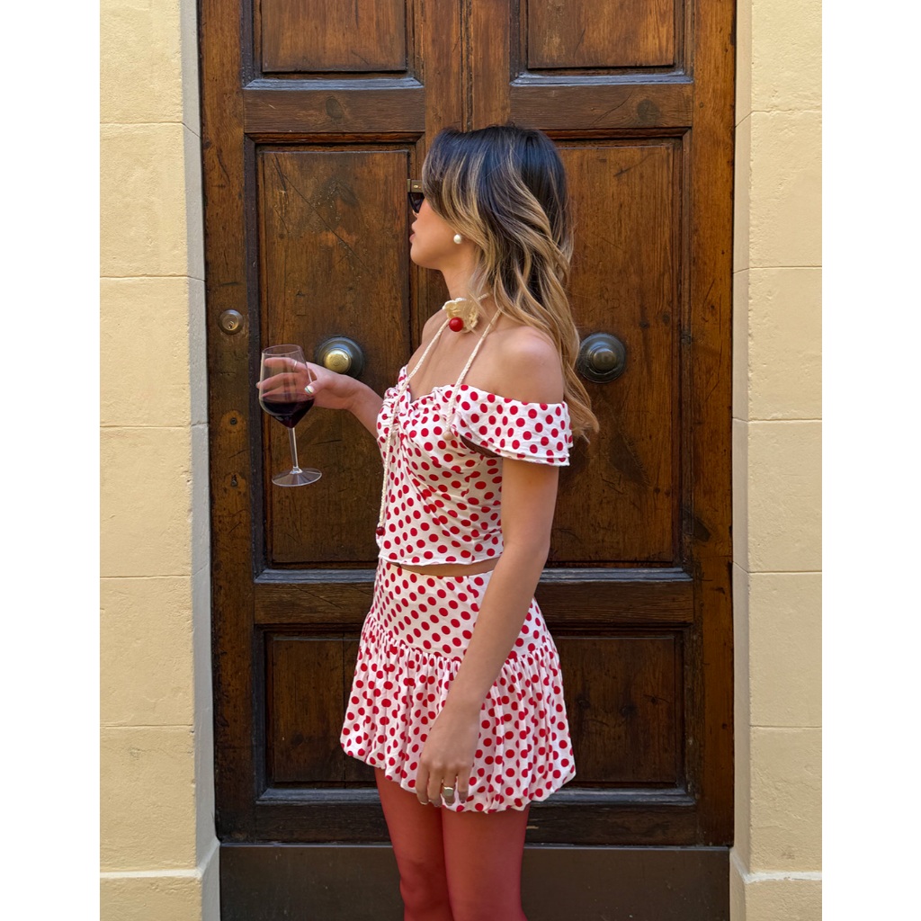 Mellow Everyday - Piccolina bubble skort กระโปรงกางเกง ลายจุด