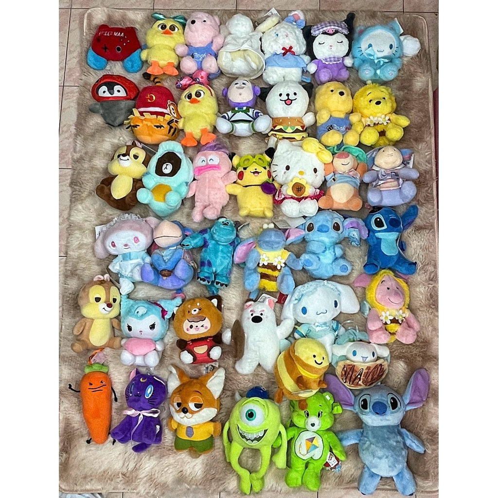พร้อมส่ง   ตุ๊กตา ของใหม่ มือ 1 งานตู้คีบ Vol. 1   [ อัพเพิ่มใหม่เรื่อยๆ ] [ หน่วยวัด = นิ้ว ] ราคา ถูกที่สุด ดีลบีเคเค