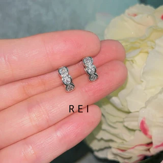 Galaroom Jewelry ต่างหูเพชรสวิสcz รุ่น Yumi,Elara,Rei