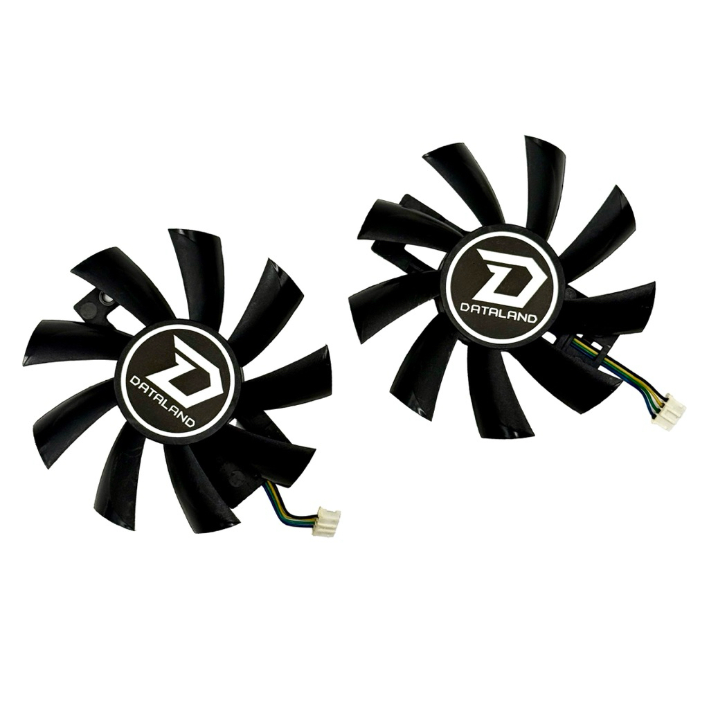อะไหล่ พัดลมการ์ดจอ PowerColor RX470 RX570 DUAL FAN คู่ละ 190฿ ประกัน 30 วัน