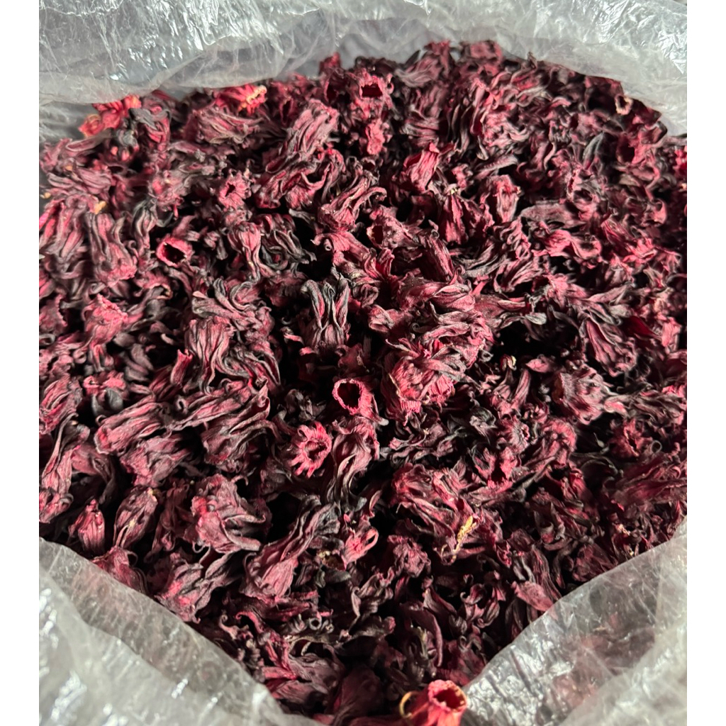 สินค้าใหม่🔥 กระเจี๊ยบแห้ง1กิโลกรัม สีแดงเข้ม ปลอดสารพิษ กระเจี๊ยบไทย