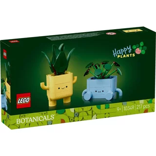 LEGO Botanicals 10349 Happy Plants (217pcs.), Building Blocks, Kids Toy