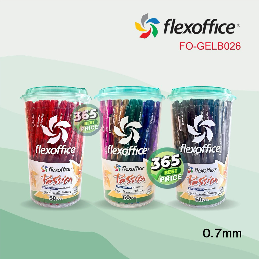 ปากกา Flexoffice Passion 0.7mm (50ด้าม)