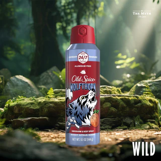 *ของแท้นำเข้าจากUSA* Old Spice All Body Spray รวม สเปรย์ 144g ระงับกลิ่นกายและเบาสบายนาน 24 ชม.คล้ายเนื้อฟ้า