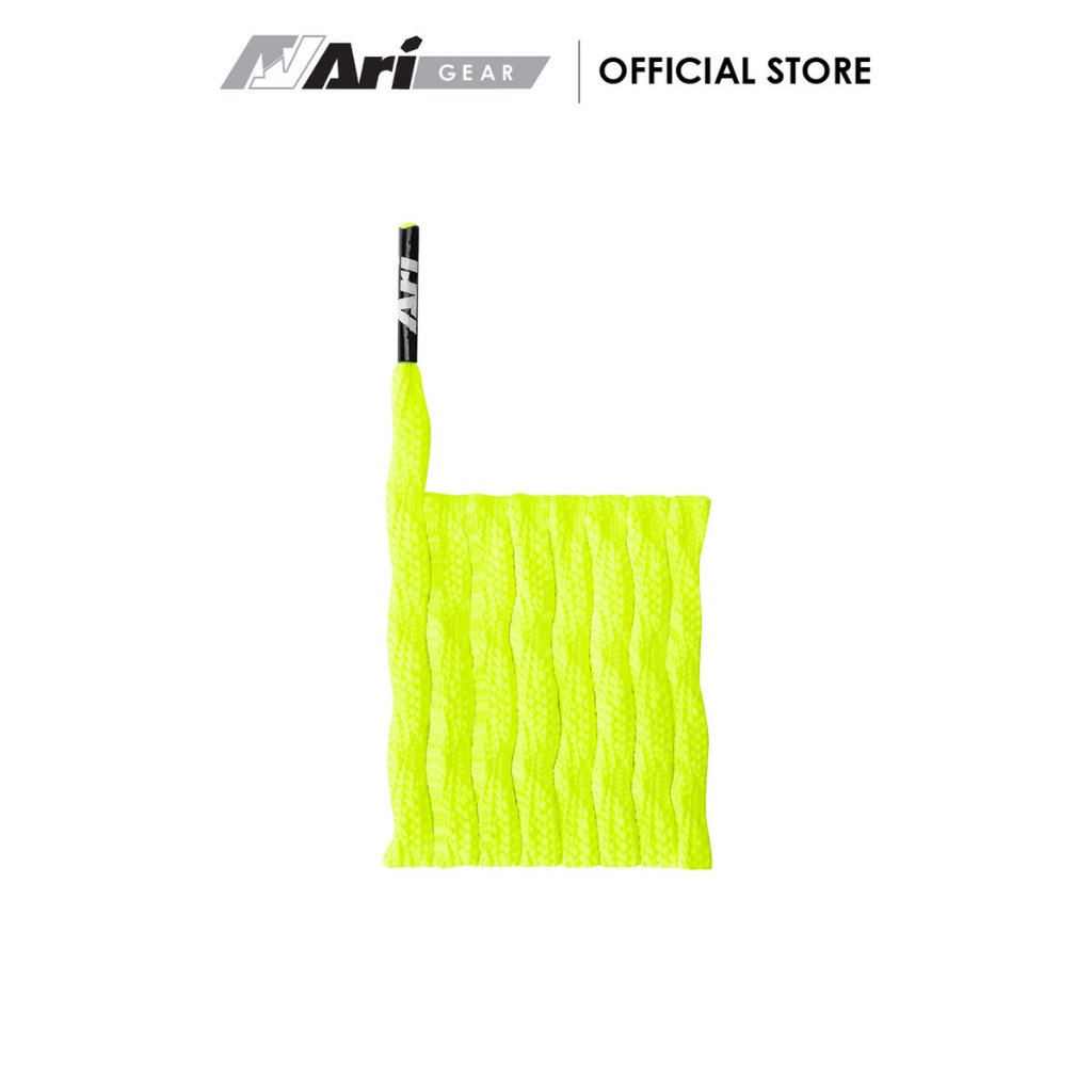 ARI TWIST SHOELACES - LIGHT GREEN เชือกรองเท้า อาริ TWIST สีเขียว