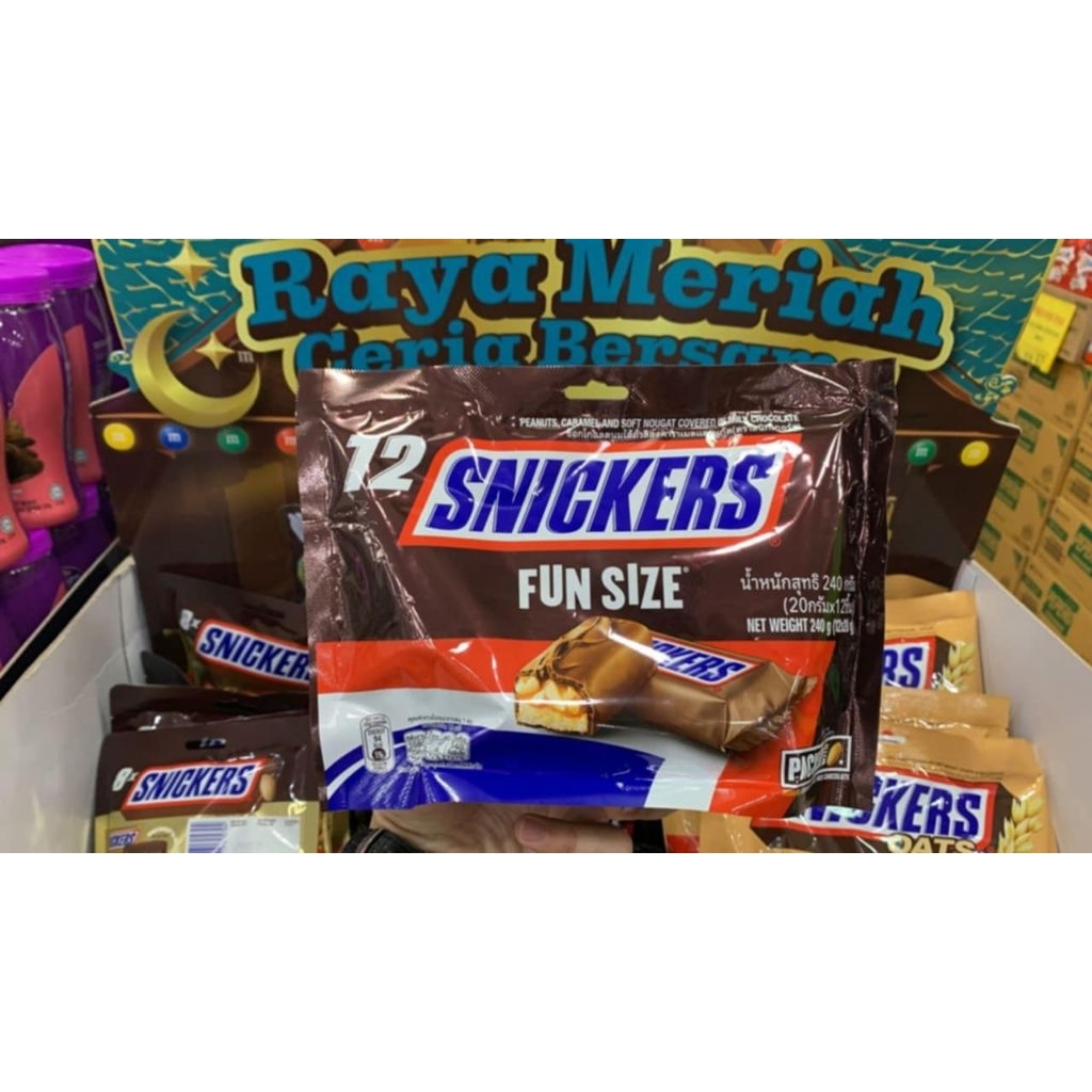 SNIGKERS FUN SIZE 12ชิ้น (240g.)อร่อยสุดคุ้ม
