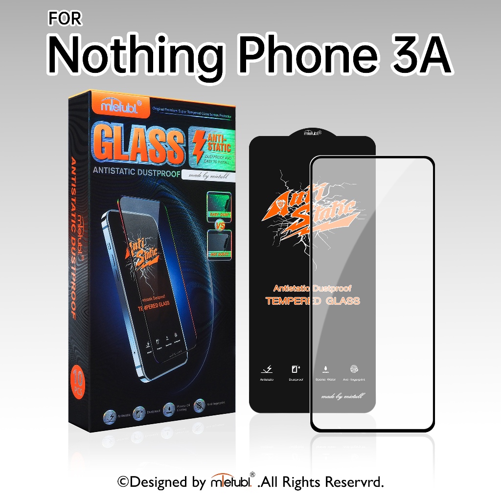 กระจกนิรภัย ฟิล์มไฮโดรเจล Mietubl For Nothing Phone 3A เต็มจอ