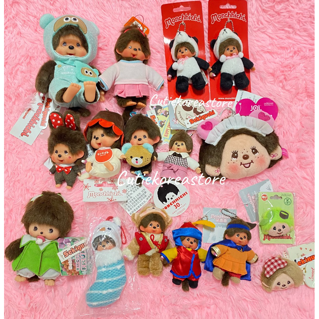 พร้อมส่ง🚚🇹🇭พวงกุญแจม่อนชิชิหัวโต Rare 🩷