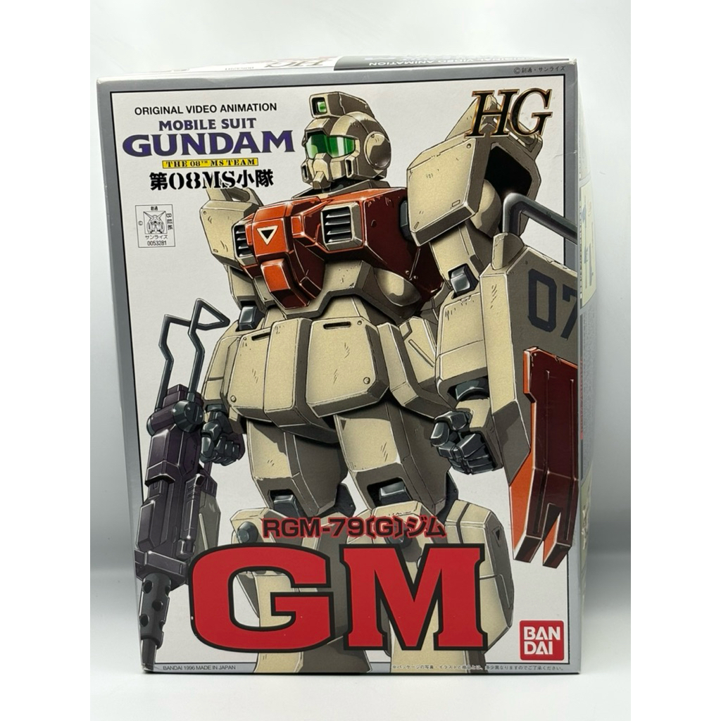 โมเดลกันดั้ม BANDAI MOBILE SUIT GUNDAM RGM-79 (G) GM 1:144 EL 08TH MS TEAM MODEL KIT 0053281
