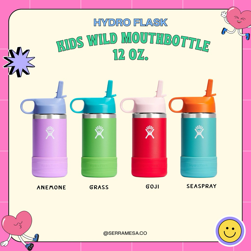 พร้อมส่งในไทย Hydro flask kids wild mouth bottle 12 oz. น่ารักมากกก เก็บความเย็นดีมาก