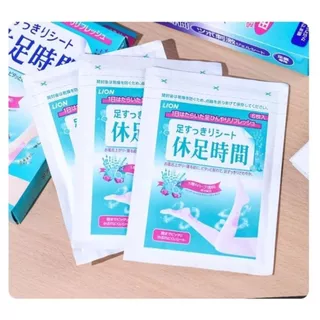 แผ่นเจลเย็น Foot Refresh Gel แผ่นแปะเท้า แปะน่อง ส้นเท้า ฝ่าเท้า ลดความเมื่อยล้า แผ่นแปะเท้าญี่ปุ่น