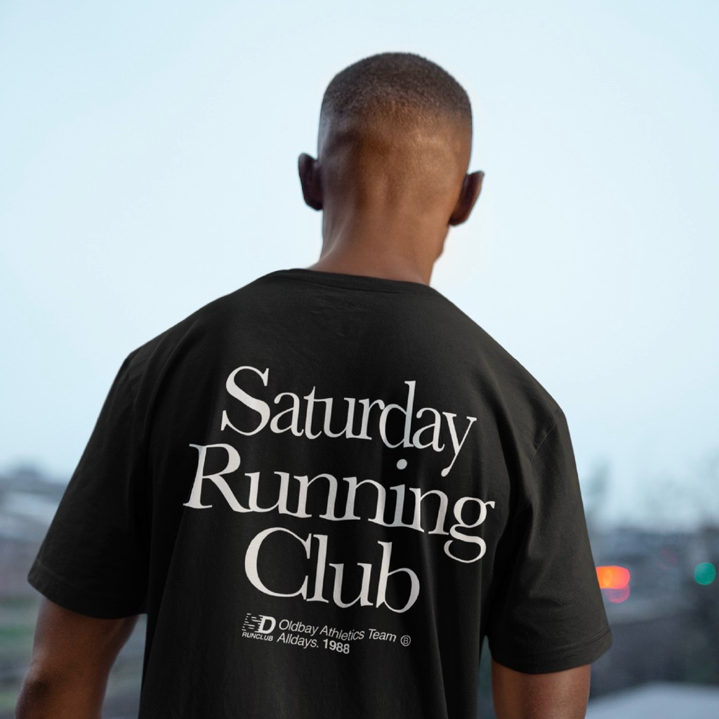 OLDBAY® Oversize Tees “Saturday Running Club ”
