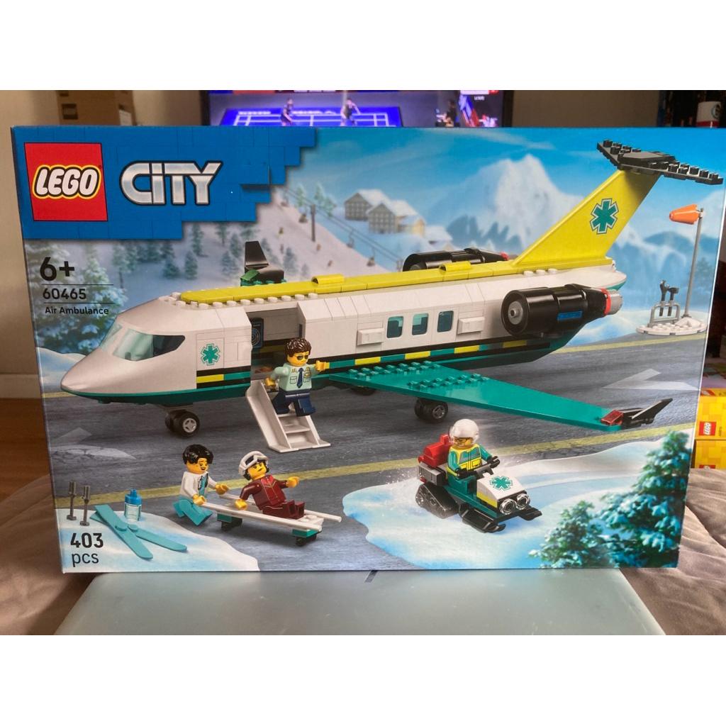 LEGO City 60465 Emergency Air Ambulance Plane Set ของแท้ 100% มือหนึ่งกล่องสวยพร้อมส่ง