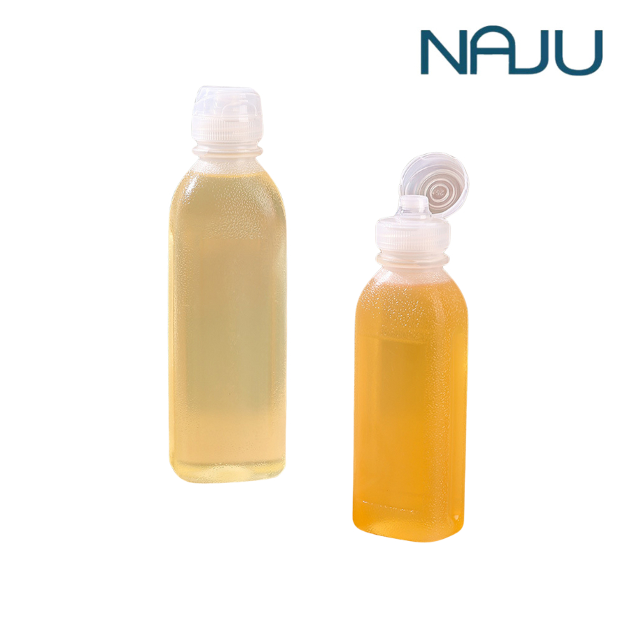 Naju ขวดใส่น้ำมัน ขวดบีบน้ำมัน sauce bottle 300ml 500ml พร้อมเส้นบอกปริมาณ ฝาปิดสนิท ไม่รั่วไหล