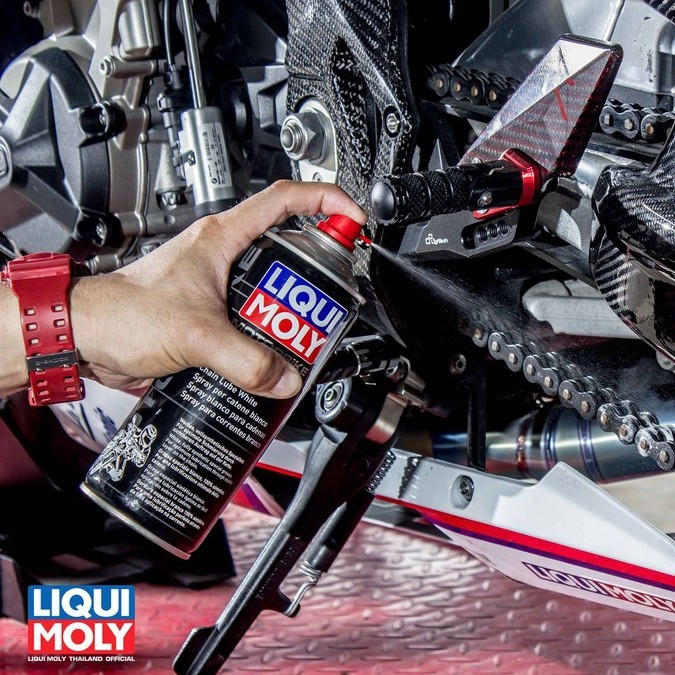 Liqui Moly Motorbike chain and Brake Cleaner สเปรย์ล้างโซ่และเบรกมอเตอร์ไซด์ ขนาด 500 ml แถมฟรี!! สติ๊กเกอร์ - รูปที่ 2