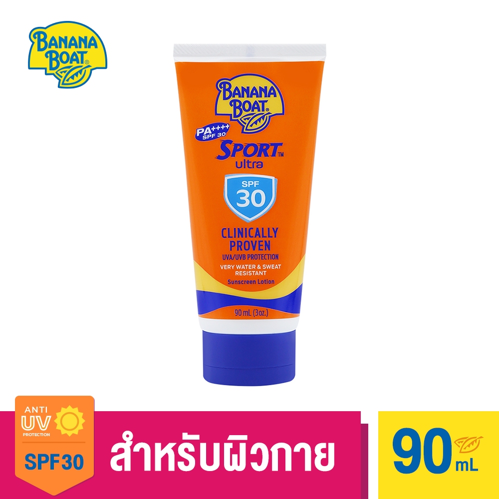 Banana Boat Sport Ultra Sunscreen Lotion SPF30 PA+++ Clinically Proven UVA/UVB Protection E116R