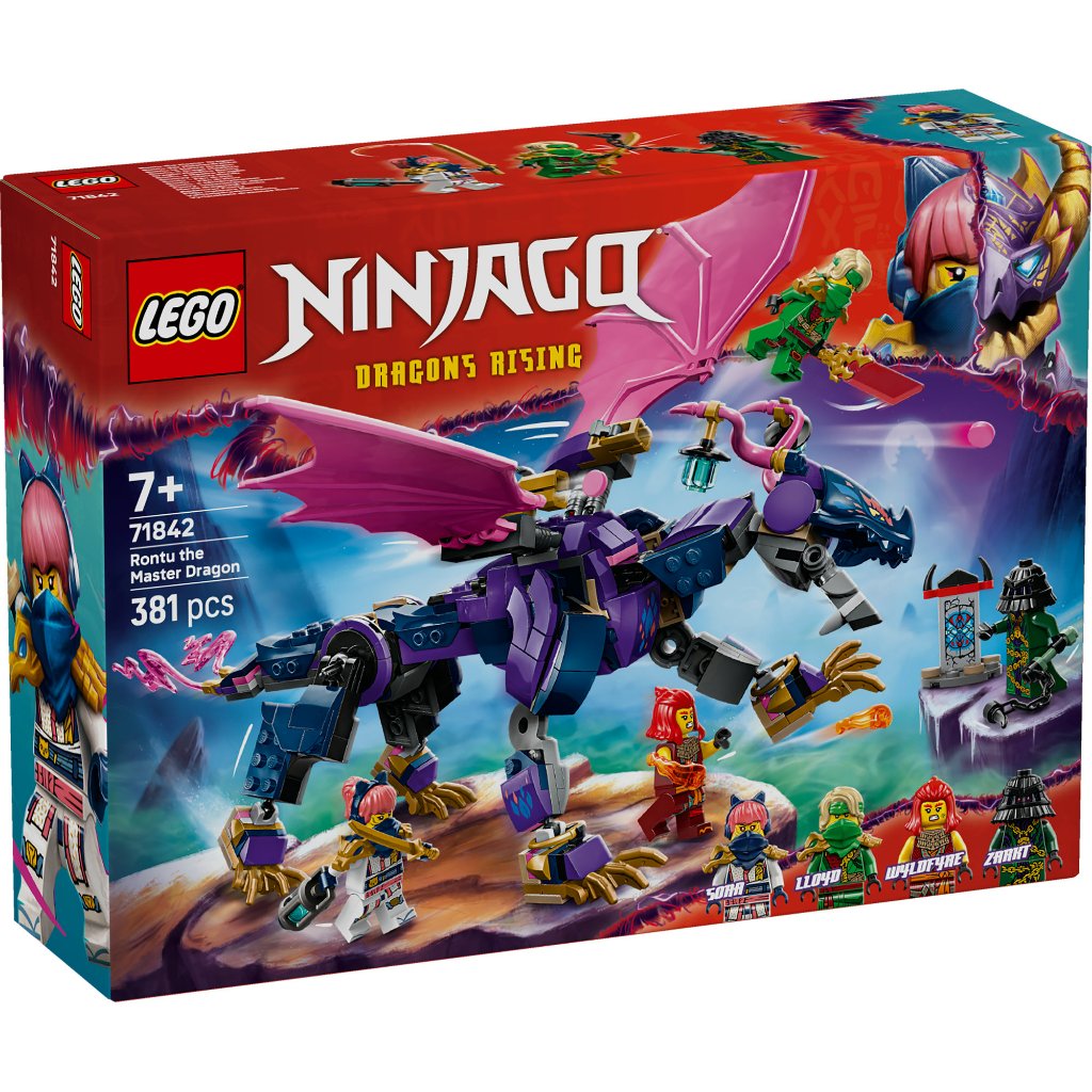 LEGO NINJAGO ‏71842 رونتو التنين المعلم (381 قطعة) — صورة 2