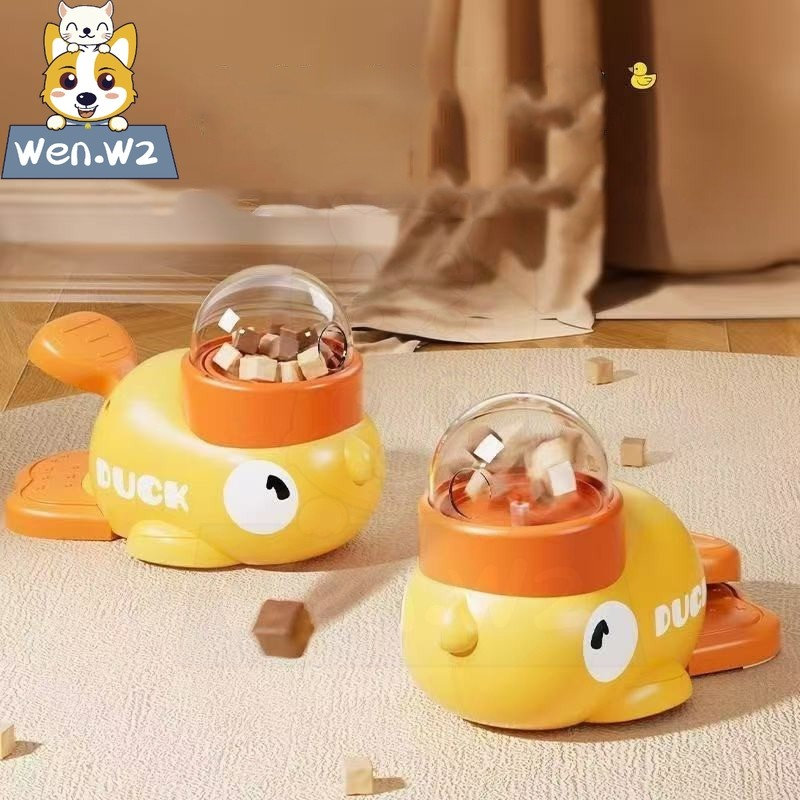 wen.W2 เครื่องให้อาหารสัตว์อัตโนมัติ รูปน้องเป็ดน่ารักๆ เครื่องให้อาหารสัตว์ ที่จ่ายอาหารสัตว์