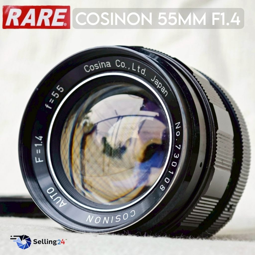 เลนส์มือหมุน Cosina Cosinon 55mm f1.4(16) Prime Lens M42 Mount Swirly bokeh