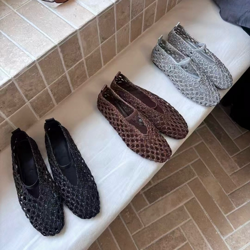 [พร้อมส่ง] WEAR.SOUL #S637-KOVA Braided Ballerina **แนะนำลด 1 ไซส์จากปกติ** รองเท้าแฟลต รองเท้าส้นแบน