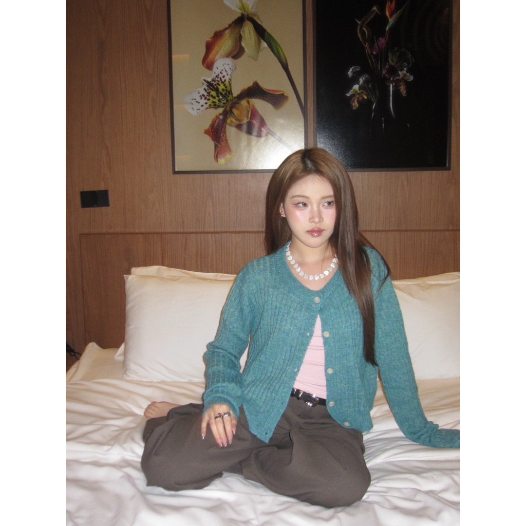 rollriroo คาร์ดิแกนผ้าบาง รุ่น jamjam cardigan
